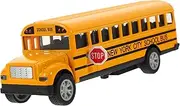 Milisten School Bus Model Pull Back Toy Car Realistic Die Cast for Boys and Girls Safe Alloy Material No Battery Imaginative Playset