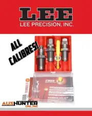 NEW LEE Carbide 3 Die Set Reloading ALL CALIBRES - Pistol Ammo Case Loading Dies