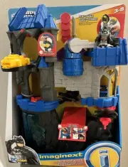 Imaginext DC Super Friends Batman Toy, Wayne Manor Batcave Playset with Batman