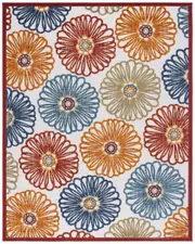 Safavieh Cabana Indoor/Outdoor Rug Round: 4' White