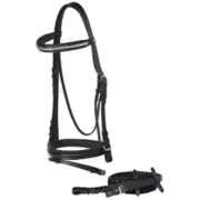 Jeremy and Lord Hanoverian Clinchered Bridle COB Black