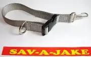 Firefighter Glove Strap - Quick Release Clip - Silver Sav-A-Jake
