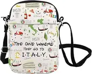 [FOTAP] Italy Travel Crossbody Bag Italian Islands Gift Southern Italy Travel Messenger Bag Italy Honeymoon Gift Souvenir Gift