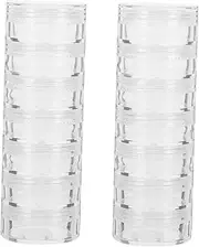 ERINGOGO 2 Pack Weekly Pill Box Large Capacity Medicine Organizer for Day Dispenser Hygienic Plastic for Seniors Elderly Daily Pill Storage