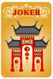Mah Jongg Jong Mahjong 10 Joker Stickers Pagoda - Set #052 ** Free Shipping **