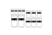 Bodum Presso Storage Jar Set of 12 Black