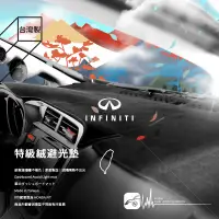 在飛比找樂天市場購物網優惠-8AK【不褪色 特級絨避光墊】台灣製 INFINITI Q3