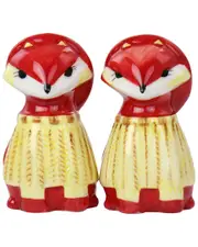 Gibson Home Woodland Fox Salt & Pepper Set