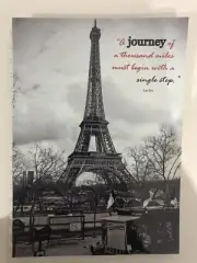 2025 diary Eiffel Tower With QUOTE A5