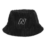 【NEW BALANCE】NB 帽子 漁夫帽 燈芯絨 黑 LAH33017BK(3372)