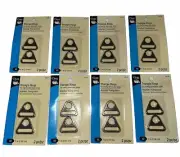 Dritz Triangle Rings For Making Detachable Straps 1 inch 16 pieces total Silver