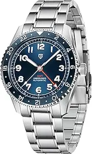 [CEYADG] Pagani Design Automatic Mechanical GMT Watches for Men Stainless Steel Sapphire Glass Watch