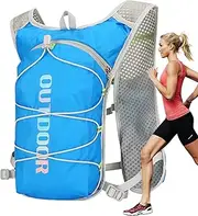 Hydration Vest | Lightweight Hydration Vest Backpack,Waterproof Breathable Mesh Lightweight Bag for Camping Adventures Keys Outdoor Activities Hunting Snacks Phones Long-Distance Hiking