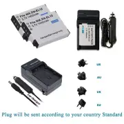 EN-EL12 Battery /Charger for Nikon Coolpix S6000 S6300 S8000 S8100 S9500 S9900
