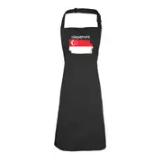 Singapore -Country Flag Nationality Kids Childrens Kitchen Apron