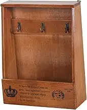 Kuntesetty Wall Key Organizer, Decorative Key Storage Box for Kitchen, Bedroom, Closet, Or Hallway.