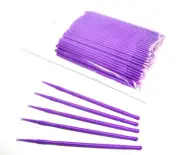 100 1.5mm Fine Touch Up Micro Brush Applicator for Detail Painting, Cleaning,...