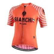Bianchi Milano Altana Women's Cycling Jersey (Salmon) XS, S, M, L, XL