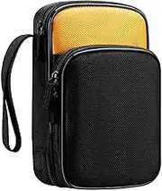 KingSung Zippered Soft Tool Carrying Case for Fluke 117/116/115/114/113 Digital Multimeter 62 Max and Many More, with Smooth Zipper and Thick Wrist Strap, Built-in Shock-Proof Cotton, Double-Layer