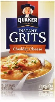 Quaker Cheese Flavor Instant Grits Pack of 24 Quick Creamy Breakfast Side Dish