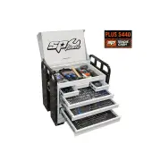 SP Tools 410Pcs Field Service Toolkit - Metric/SAE Sockets & Hammers & Wrench