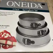 Oneida 2pack Springform Set Cooking NWT Cooking Kitchen Baking Bed And Bath