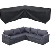 Corner Sofa Cover Waterproof Garden Furniture Set Cover Outdoor Sectional Furniture Cover 260*192*82cm
