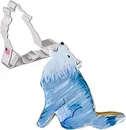 Ann Clark Cookie Cutters Howling Wolf Cookie Cutter, 4" Made in USA