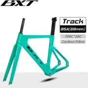 Carbon 700C Track Bicycle Frame Fixed Gear Road Bike Frameset WIth Fork Seatpost