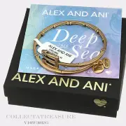 Authentic Alex and Ani Trident Metal Rafaelian Gold Wrap