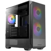 ANTEC NX416L, High Airflow Mesh Front Panel, 2 x 160mm & 1 x 120mm ARGB Fans ...