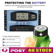 12V/24V Solar Panel Battery Regulator Charge Controller 30A MPPT Auto Tracking