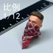 1/12 Scale Soldier Head Sculpt Scarf Model for 6'' SoldierStory SSG-002