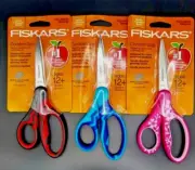 Fiskars Comfort Grip Student Scissors - Select from 3 Color Options