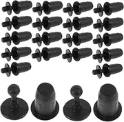 Milisten 20 Set Speaker Mesh Panel Clamps Speaker Grille Retainers Plastic Snap Button Speaker Grill Guides Acoustic Mesh Clip