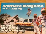 Old School BMX Mongoose Catalogue/Brochure Pro Class/Skyway/Ammaco Retro/Vintage