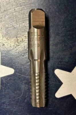 HERTEL 1/8-27 NPT 5FL HSS High Speed Steel INT Interrupted Thread Pipe ONE TAP