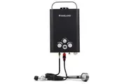 GASLAND 6L Tankless Gas Water Heater On-Demand Water System Portable Outdoor Shower Black