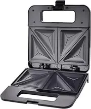 Belgian Waffle Maker Electric Waffle Machine Automatic Temperature Control Non-Stick Coating with LED Indicator Lights Sandwich Maker, Waffle Maker, Contact Grill (Color : White, Size : Sandwich)