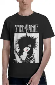 Siouxsie and The Banshees T Shirt Men's Summer O-Neck Tops Casual Short Sleeve Clothes Small