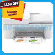HP DeskJet 4120e 4123e All-in-One Printer -WHITE use #67/67XL ink PN:26Q94A