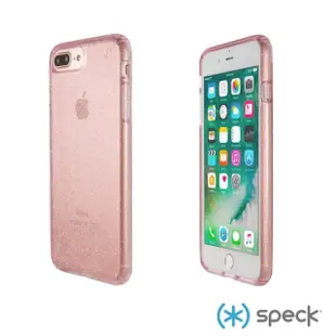 【Speck】iPhone 7 Presidio Clear+Glitter 金色玻璃水晶防摔保護殼(透明防摔殼)