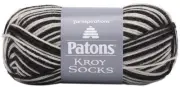 6 Pack Patons Kroy Socks Yarn-Zebra Stripes 243455-55729