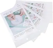 OFFIGAM 16Pcs Transparent Water Soluble Film for DIY Embroidery Patterns No Cracking Fading Versatile Stabilizer for Custom Durable and Easy to Use