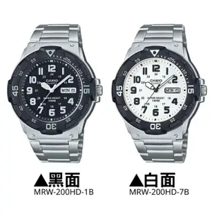 【CASIO 卡西歐】多元STANDARD指針錶系列(MRW-200HD)