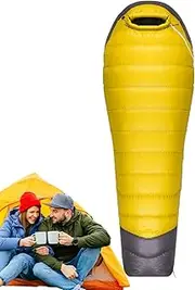 Mummy Sleeping Bag | Winter Sleeping Bags for Adults | Ultralight Sleeping Bag, Down Sleeping Bag, Compact Mummy Sleeping Bag Adult, Backpacking Sleeping Bag for Hiking Camping Novent