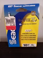Seaguar invizx Fluorocarbon 10 LB 200 Yards fishing line
