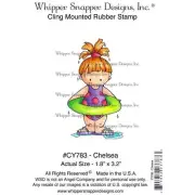 Whipper Snapper Cling Stamp 4"X6" Chelsea S-1, NEW