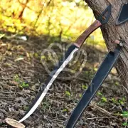 Handmade Viking Sword Hunting Outdoor, Tactical Survival Forest Machete Tool