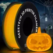 Geeetech Filament Glowing PLA Yellow 1KG 1.75mm for FDM 3D Printer Glow in dark